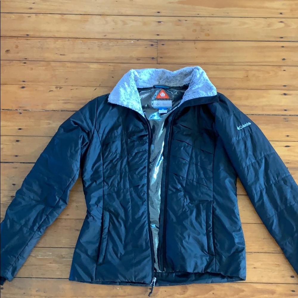 Black Columbia Omni Heat Jacket